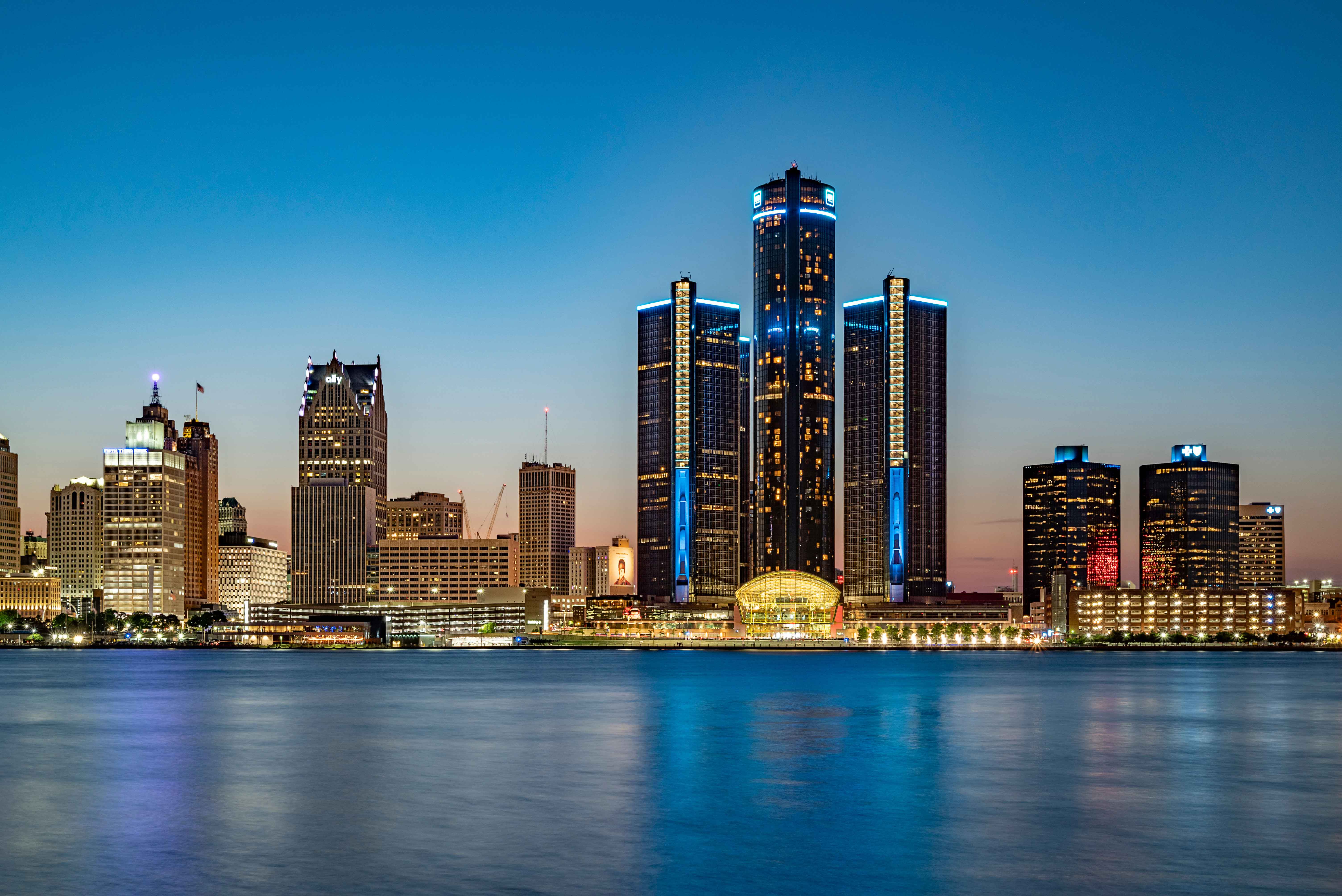 detroit skyline