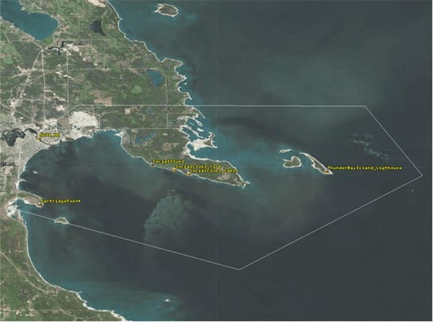 Map of Silent Swarm Exercise