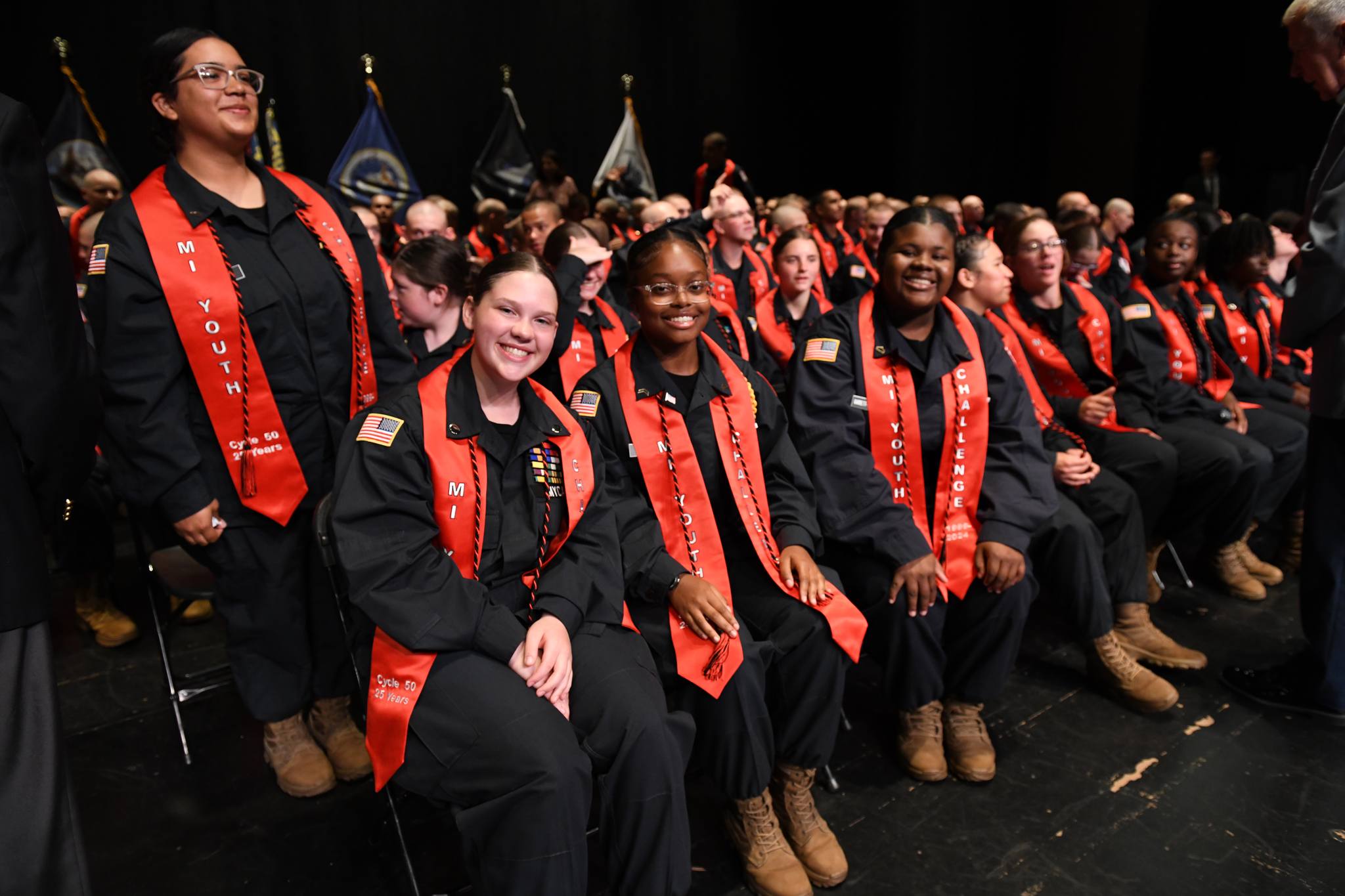 youth cadets celebrate graduation