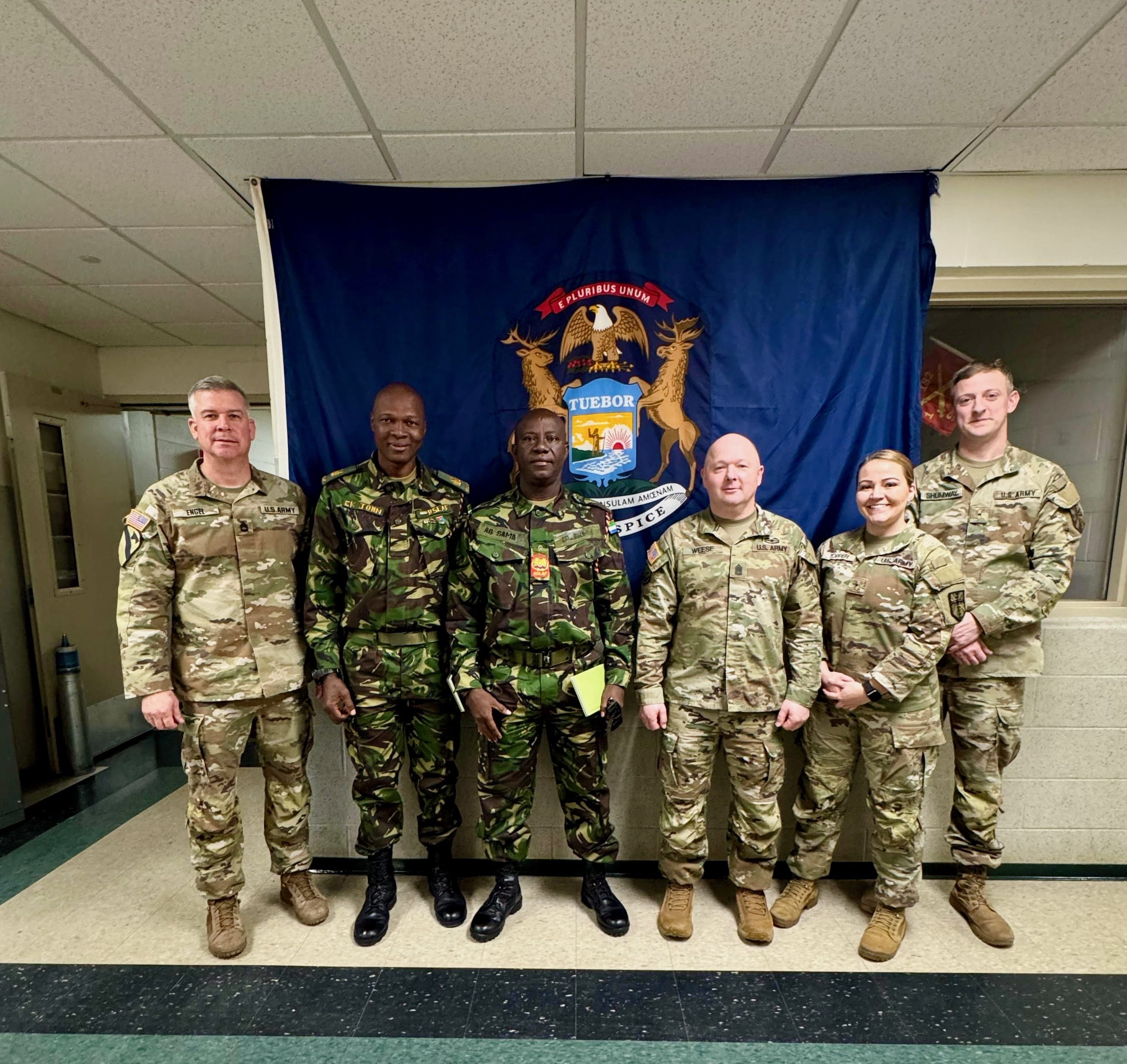 Michigan National Guard Hosts Sierra Leone to Strengthen New Partnership