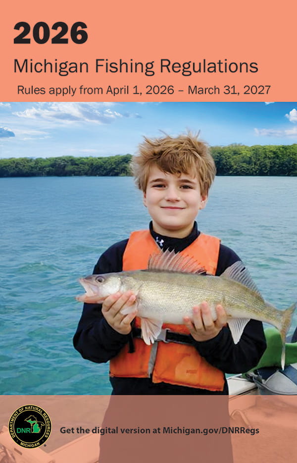 Cover of the 2026 Michigan Fishing Regulations