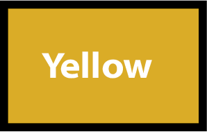 Yellow flag with the word yellow