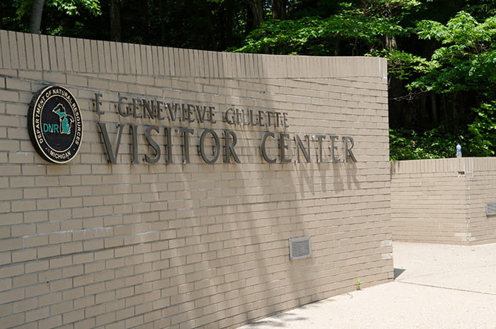 exterior of Gillette Sand Dunes Visitor Center