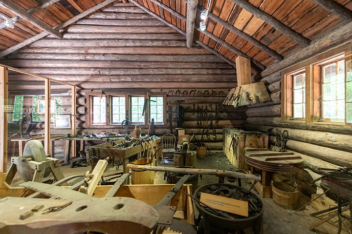 The logging museum at Hartwick Pines