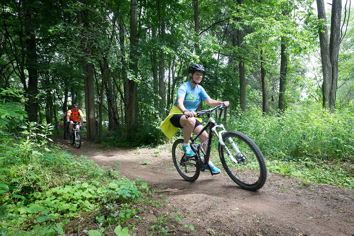 Biking trails at Eddy