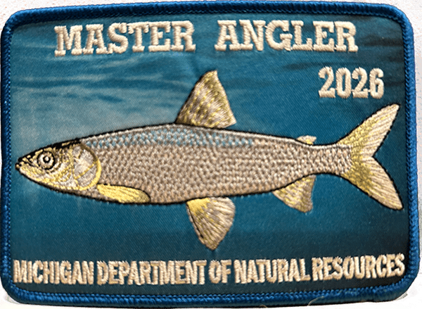 The 2026 Master Angler Patch design, featuring a cisco