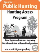 Hunting Access Program Sign