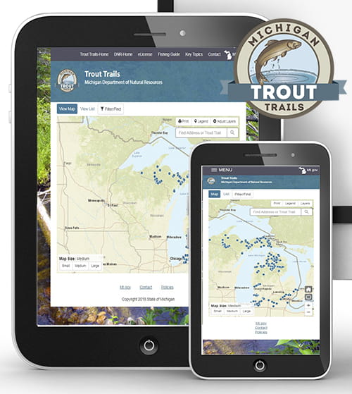 Michigan Dnr Trout Trails Trout Trails