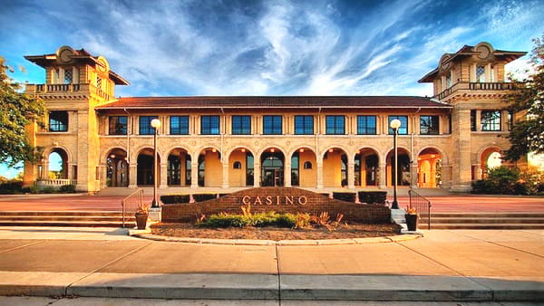 The casino building on Belle Isle