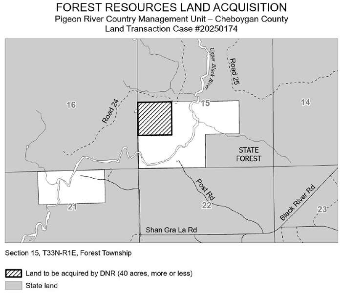map for land transaction 20250174