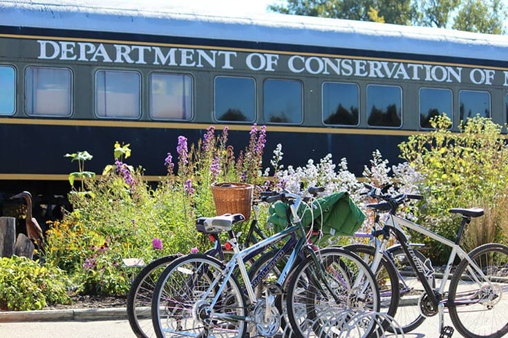 Wolverine railcar at the Oden State Fish Hatchery