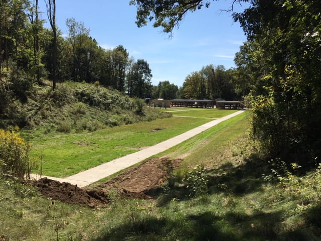 100-yard range at DNR Dansville Shooting Range 