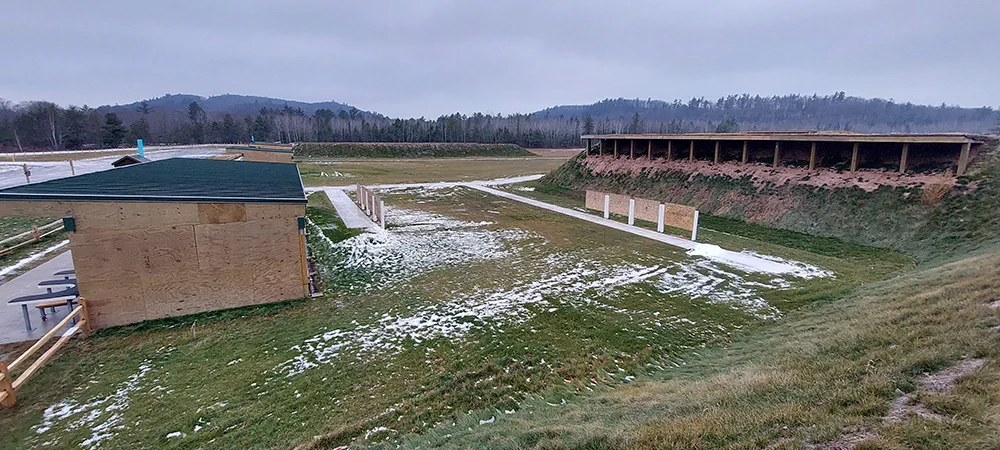 10-yard pistol and 25-yard rifle range at Skogland-Erickson Shooting Range