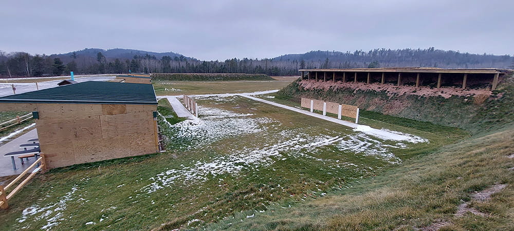 10-yard pistol and 25-yard rifle range at Skogland-Erickson Shooting Range