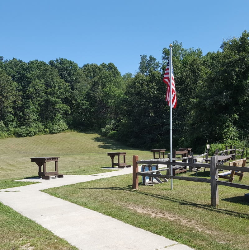 Ortonville shooting range shooting stations