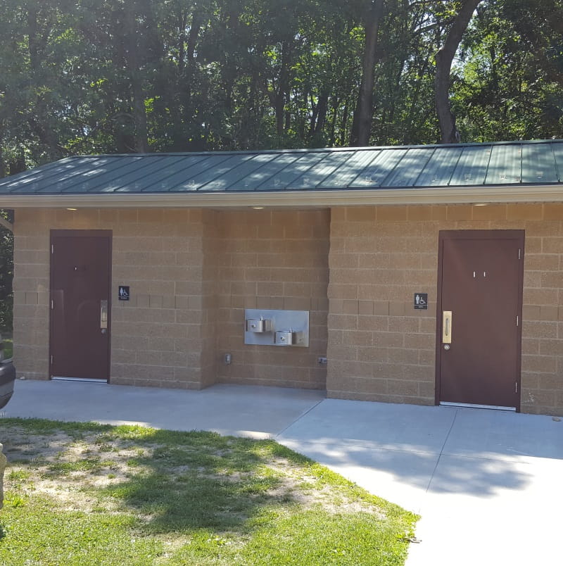 Ortonville shooting range restrooms building