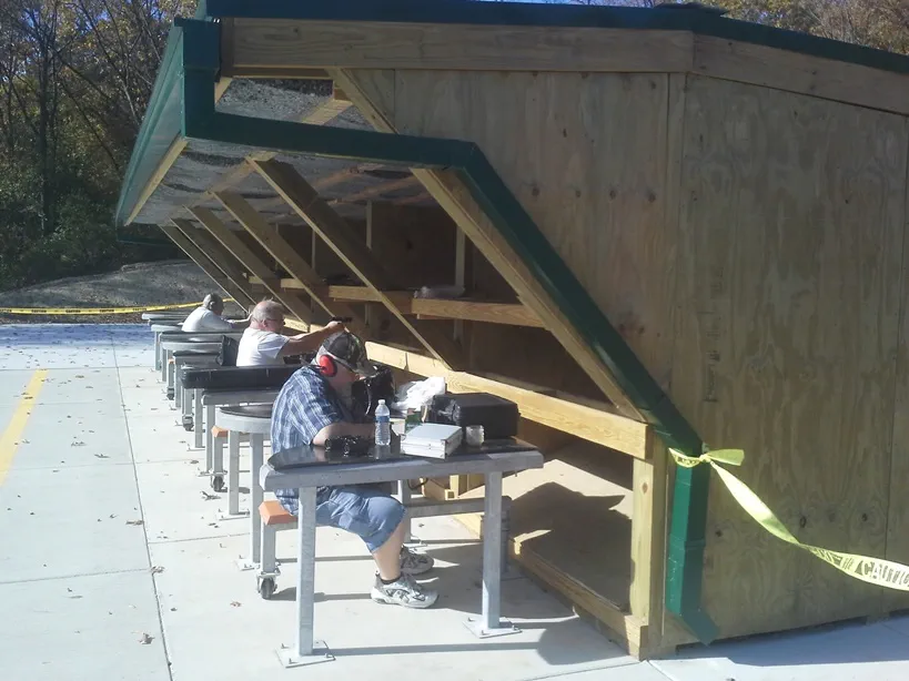 Pontiac Lake Shooting Range handgun range shooting stations