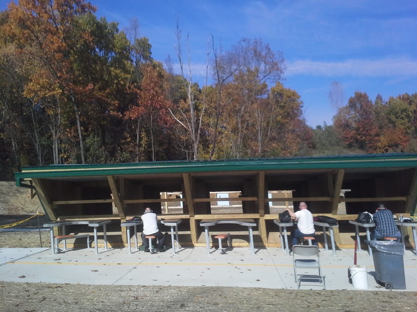 Pontiac Lake Shooting Range handgun range shooting stations