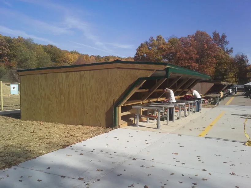 Pontiac Lake Shooting Range handgun range shooting stations