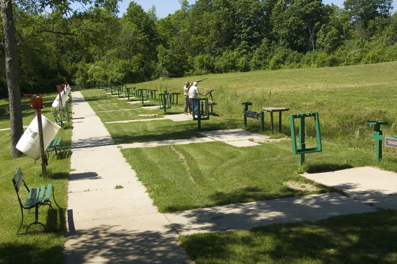 Pontiac Lake Shooting Range - hand trap range