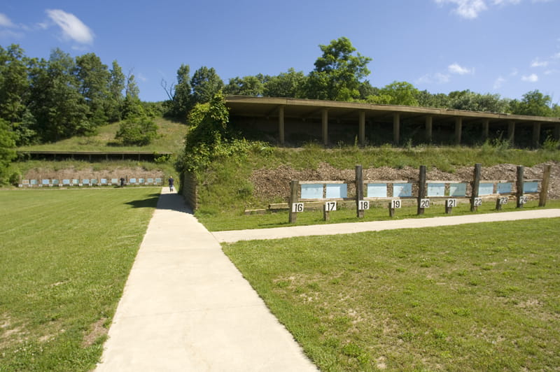 Pontiac Lake Shooting Range - targets