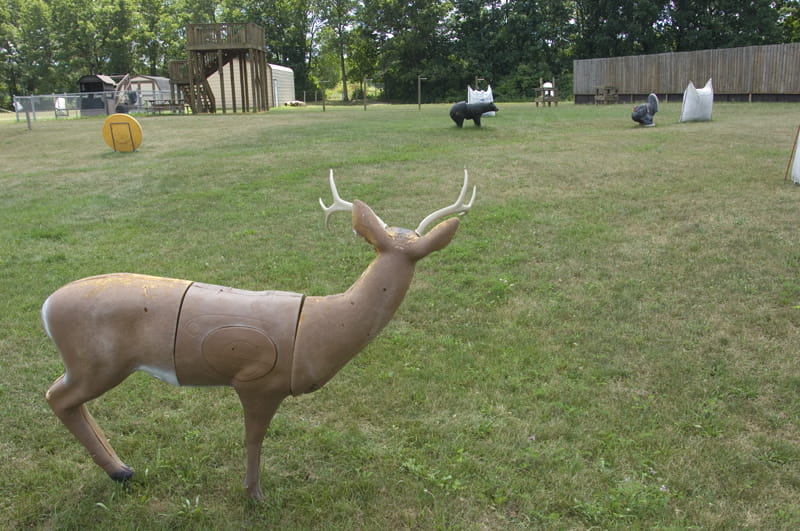 Rose Lake Shooting Range - archery range targets