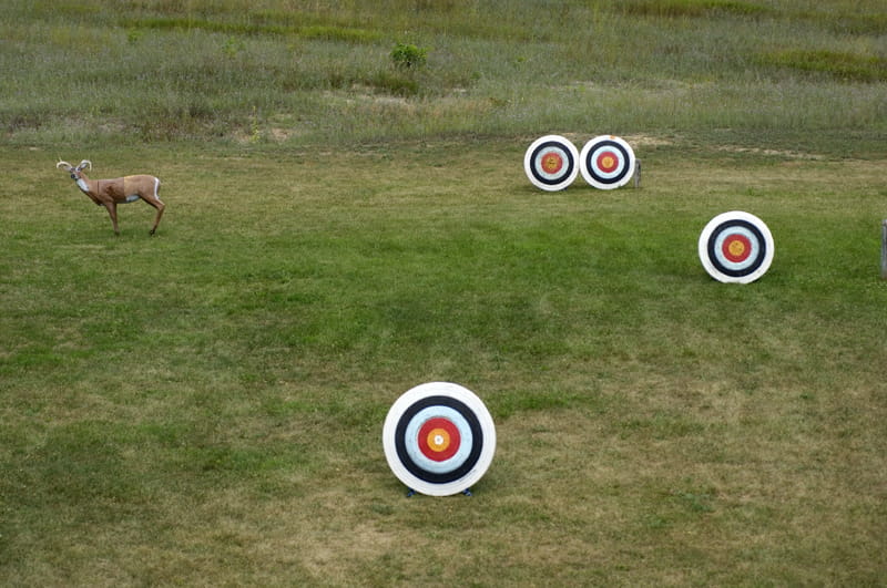 Rose Lake Shooting Range - archery range targets