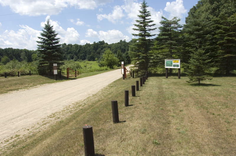 Rose Lake Shooting Range entrance