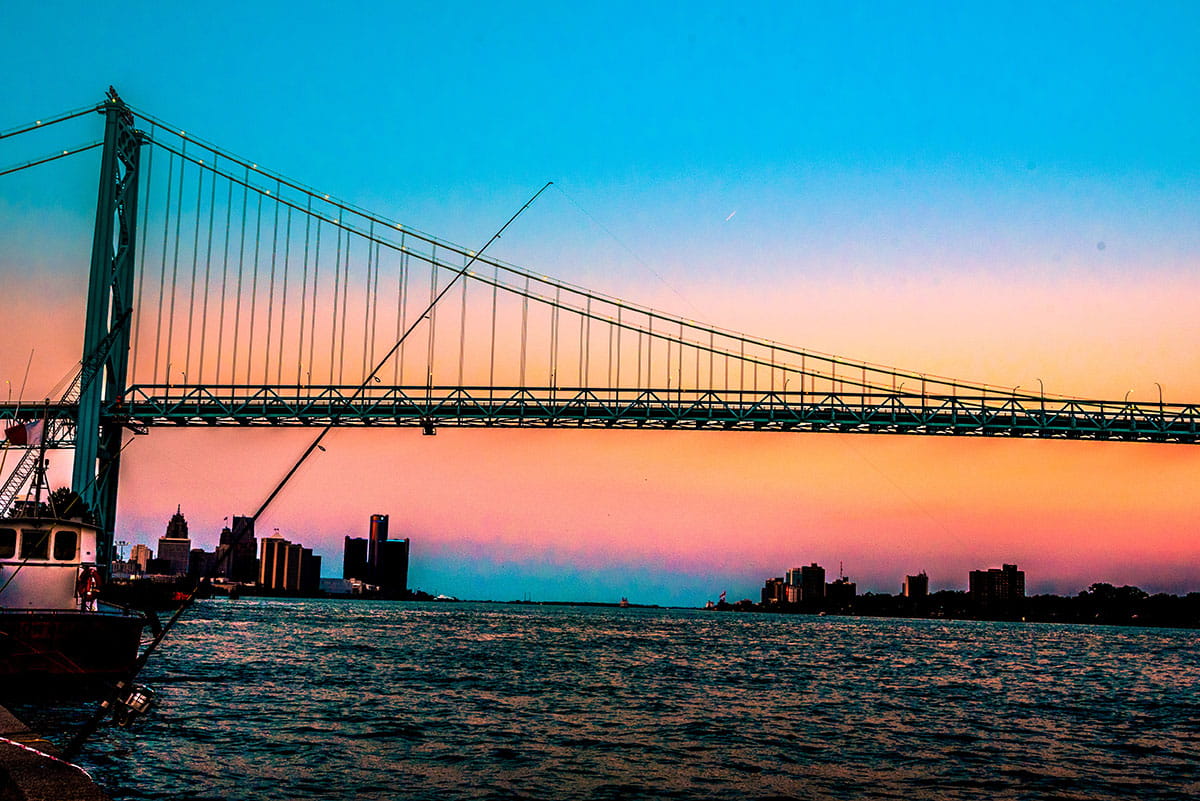 Detroit river