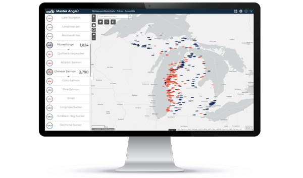 Master Angler Map Desktop