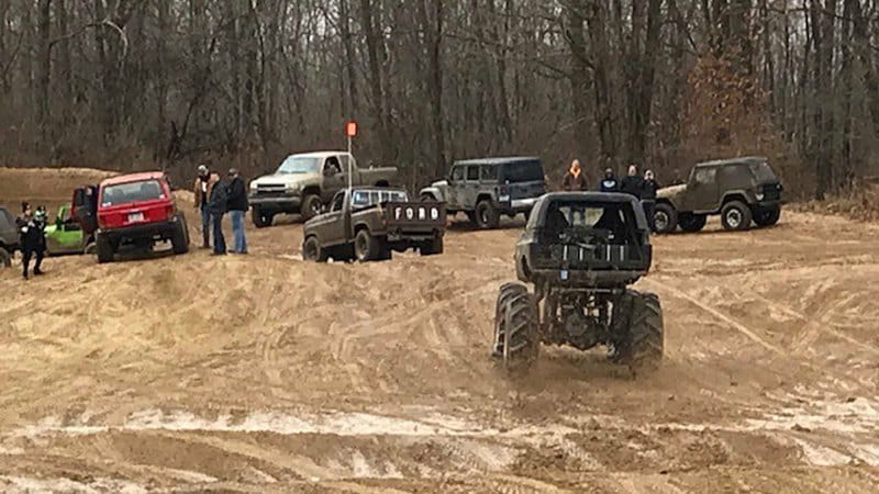 ORV riders at The Mounds ORV Park