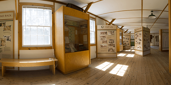Exhibit displays.