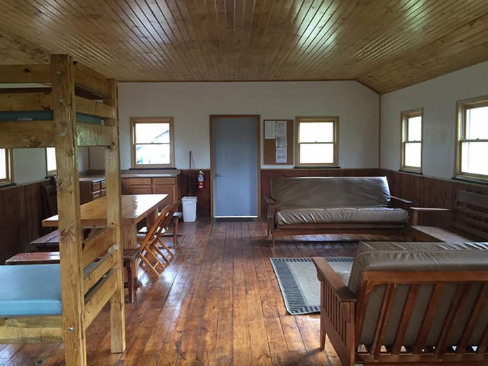 Mill cabin interior