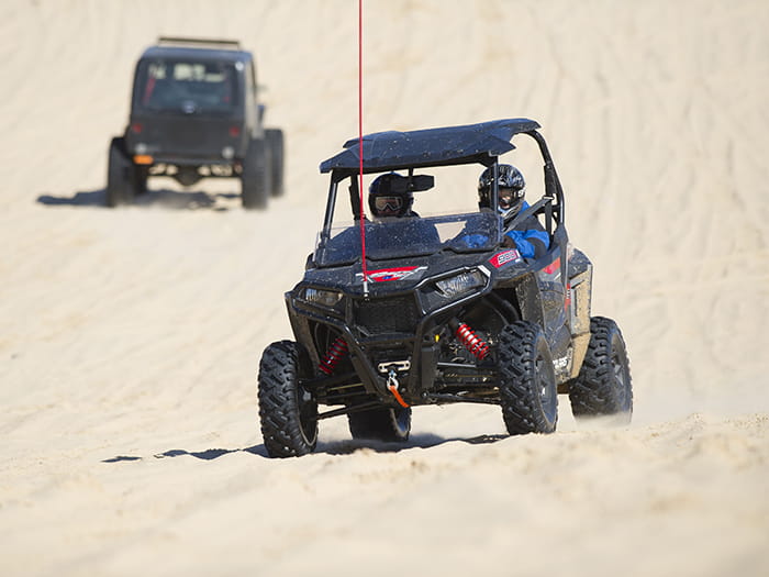 ORV riding at Silver Lake ORV Area