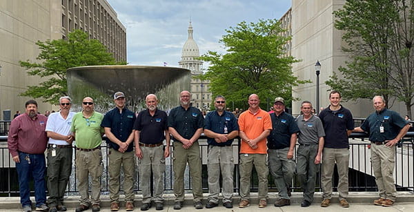 Facilities Staff w Fountain 2022
