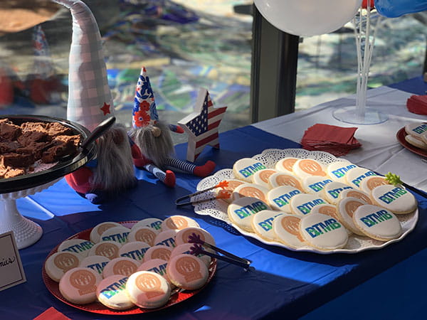 Sweet treats at the Gold-level Veteran-Friendly Employer event 10022023