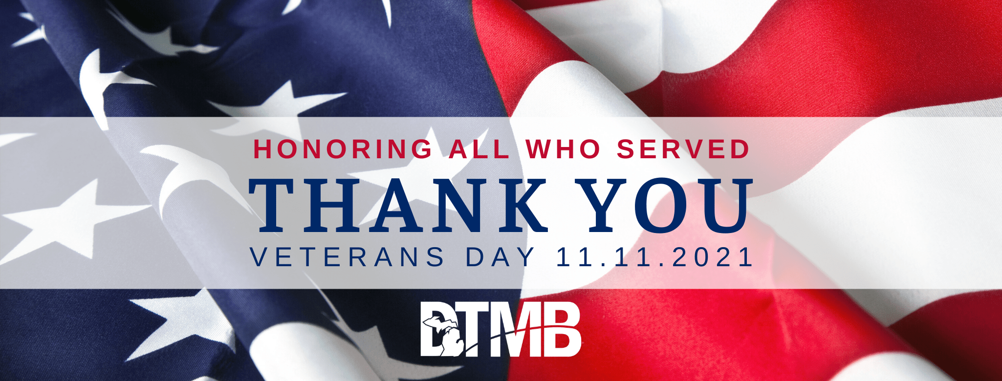 Veterans Day 2021 Banner