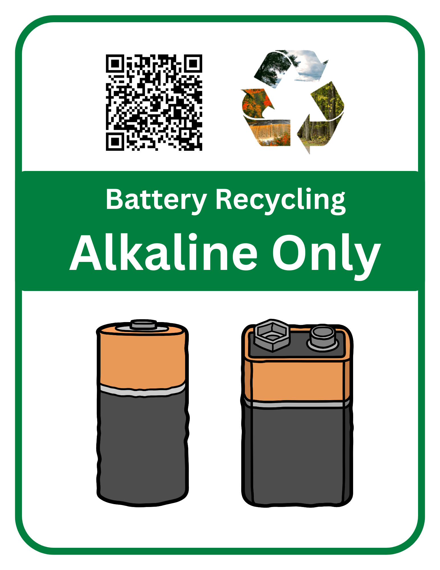 Batteries Label