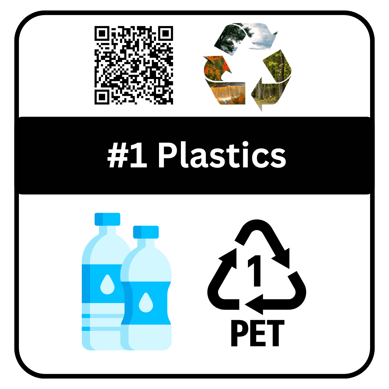 #1 Plastics Label