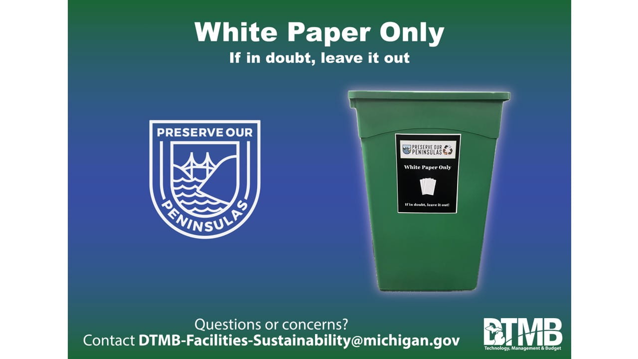 White paper slide