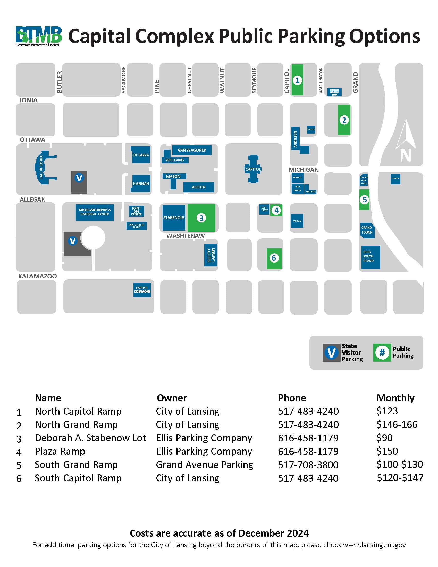 Capitol Complex map