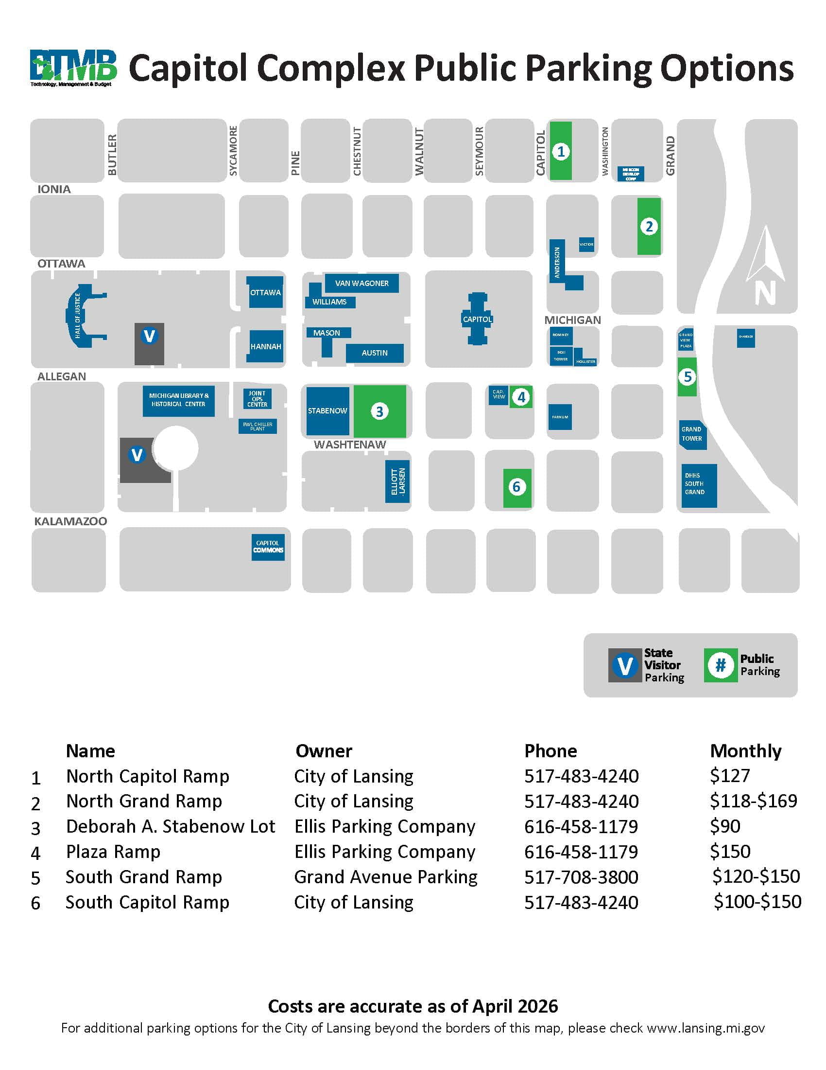Capitol Complex Map