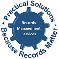 Records Management Services' slogan - Practical Solutions - Because Records Matter
