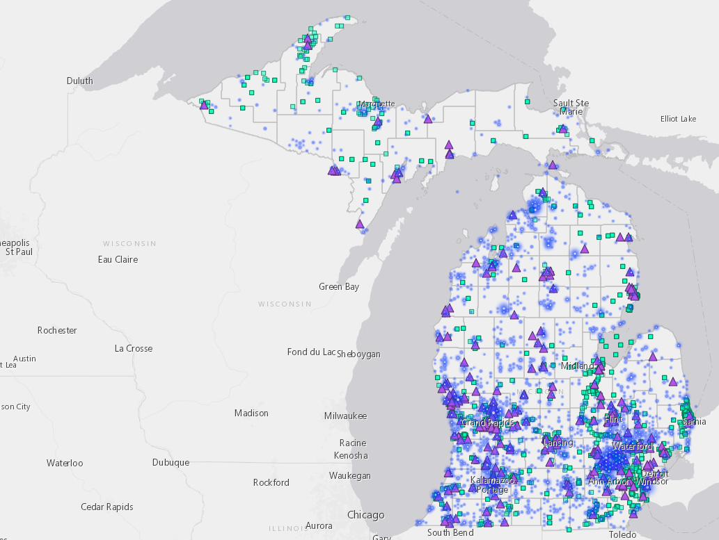 MPART PFAS geographic information system preview
