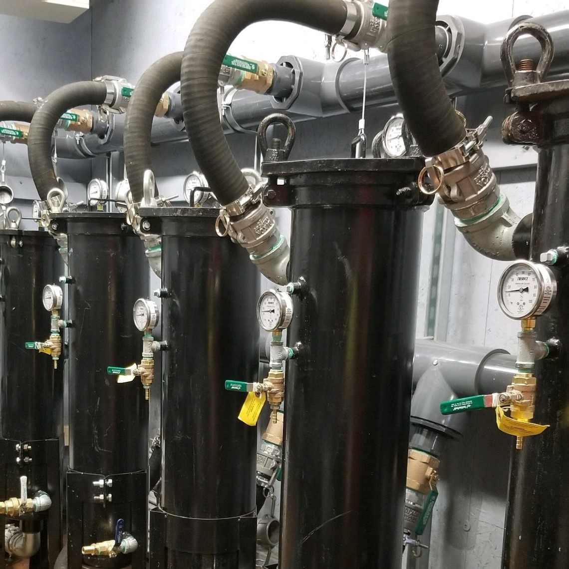 Up-close Photo of PFAS Treatment System