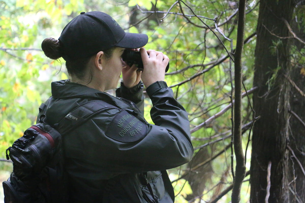 Conservation officer binoculars