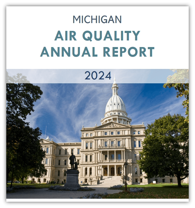 Cover of 2024 Air Quality Annual Report.