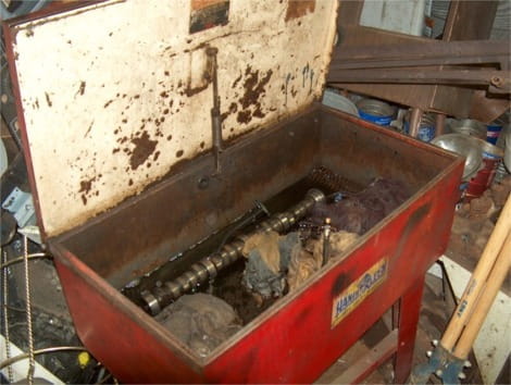a solvent degreaser