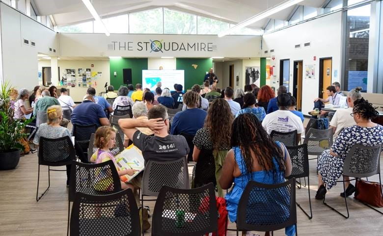 City of Detroit, EGLE and EPA staff present information on the Environmentally Beneficial Projects list in the Summer of 2024.