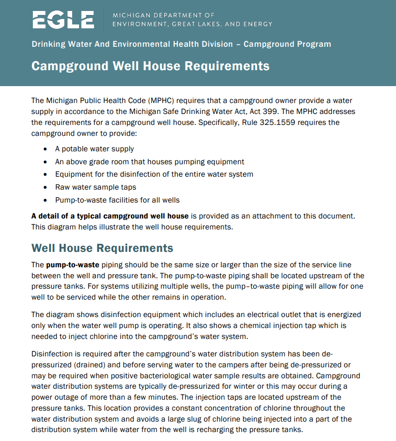 PDF version of "Campground well house requirements" document